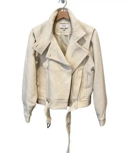 Reiss Clara Short Biker Jacket Size US/10