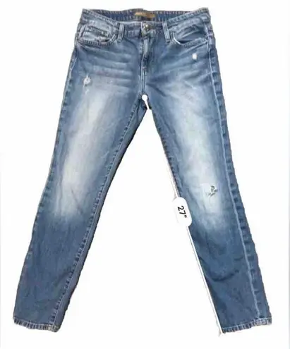 joe's jeans Joe's‎ The High Water Fit Skinny Jeans Women's 27 Blue Faded Distressed Crop Cut