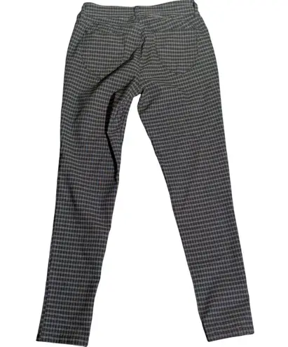 Sabrina Lauren Black & White Plaid Slim Fit Pants
