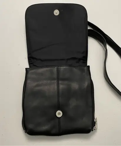 Hobo International HOBO Purse Crossbody Leather Wallet Credit Card Slots Pen Adjustable Soft Black