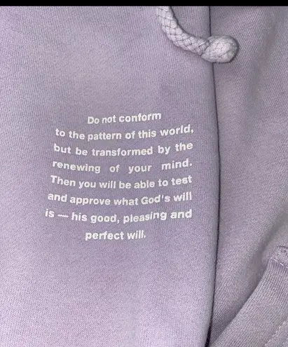 NEW Faith hoodie Purple Size XS