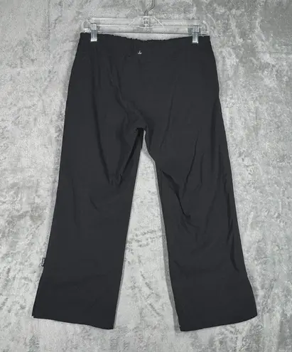 prAna  Pants Women Medium Black Crop Straight Casual Hiking Outdoors Athleisure