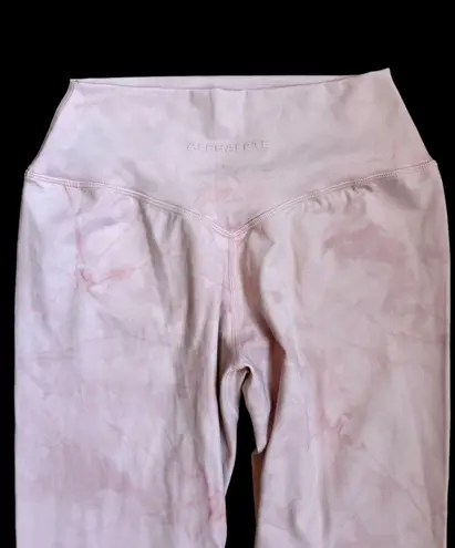 Alphalete Alphalux Wonder Tie Dye Light Pink High Rise Size M 27”