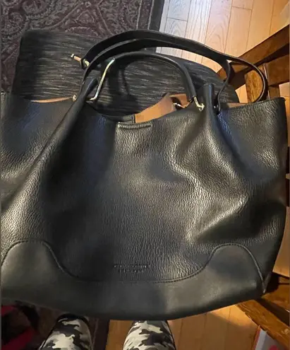 Sondra Roberts  Squared Black oversized tote bag