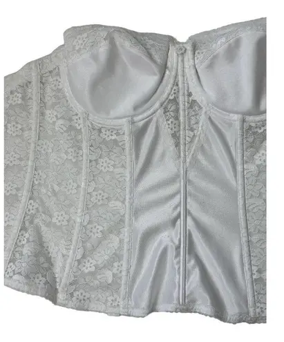 Dominique Colette Underwire Strapless Bustier 8949 White Size 40C