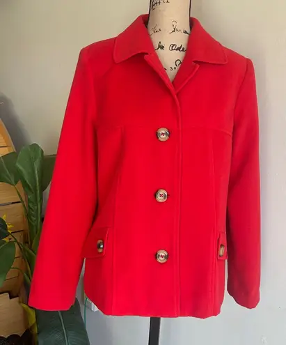 R.Q.T. Red Peacoat Size 12