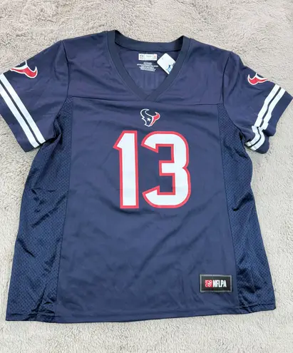 Houston Texans #13 Cooks NFL Team Apparel Women's Football Jersey XL Sports Blue