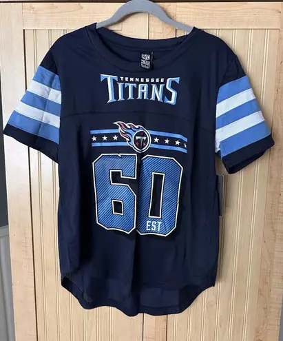 NFL  Tennesse Titans Core FoundationWomen’s Top Shirt Trikot Jersey Size Large thumbnail 1