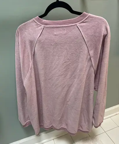 Aerie Light Purple Crewneck Sweatshirt