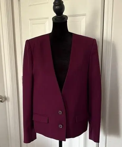 Mort Schrader 60s Dark Wine Colored Blazer Purple Size 10