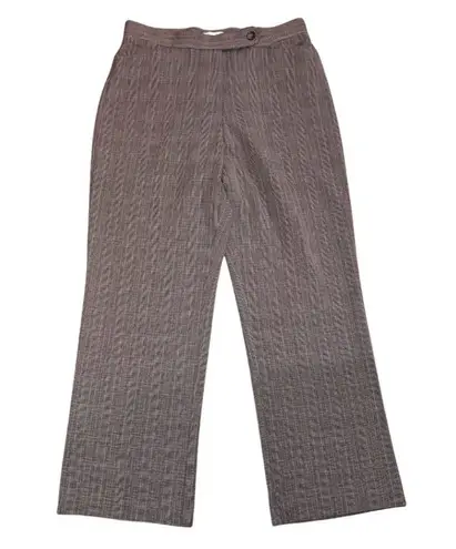 kim rogers High Waisted Classic Tweed Trouser Pants Size 14