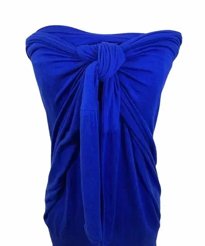 Love In Royal Blue convertible top/dress/tunic, size medium stretch knit by