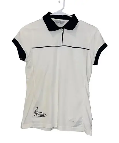 Callaway Women's Swingtech Short Sleeve Golf Polo Shirt Size Small