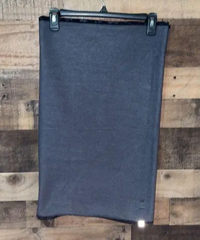 Lululemon  Vinyasa Scarf *Fleece Simply Lace Play Dark Slate Black / Dark Slate