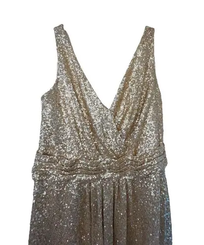 Sorella Vita Gold Sequin Gown - US Size 18