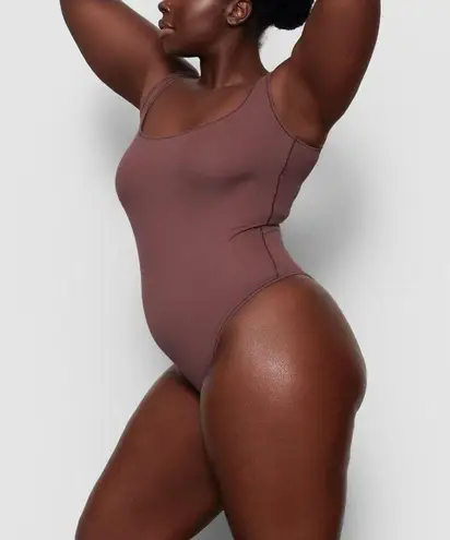 SKIMS NWT Women's Brown Comfort One Piece Garnet Bodysuit Shapewear Size 4X