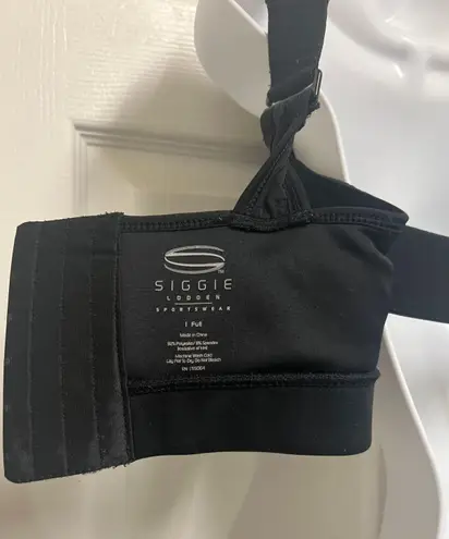 SIGGIE LODOEN Black No Bounce Sports Bra