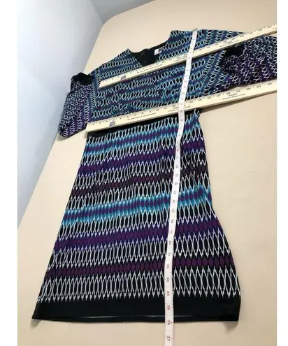 Laundry by Design Women Dress LG Boho Vacation Resort Wear Sleeveless Zip Back