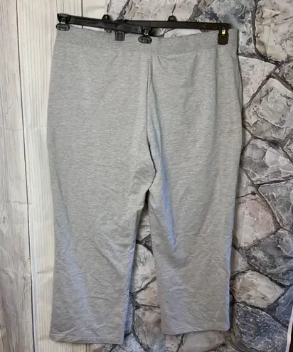 Cato Gray Sweat Pants w 3D Rivets at Pockets Wm 4X/5X