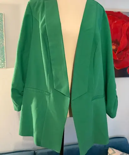 Torrid New NWT  Kelly Green Blazer Jacket Size 3 3X Business Casual - Image 1