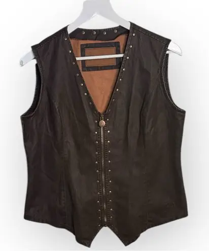 Outback Trading Company Western Studded Zip