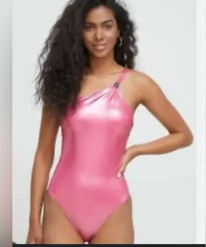 Kurt Geiger Kensington Asymmetrical Neck One
Piece Swimsuit