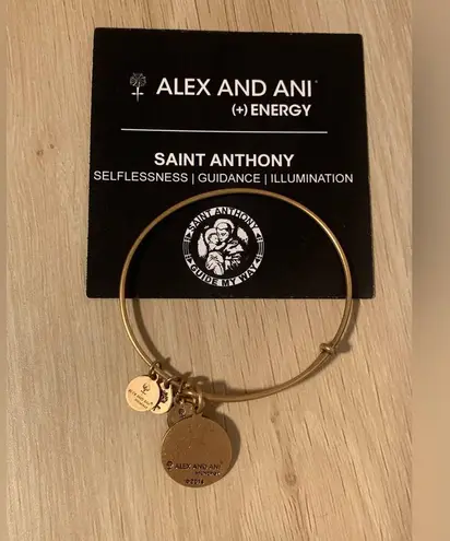 ALEX AND ANI PRELOVED  SAINT ANTHONY CHARM BRACELET