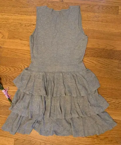 Twelve By Twelve Fit and Flare Tiered Cashmere Feel Skater Dress Medium