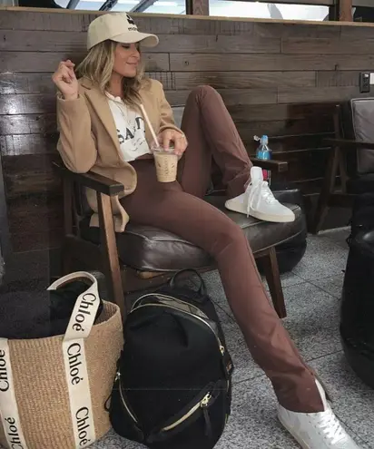 l*space L  Knox Flare Leggings in Cafe - Image 13