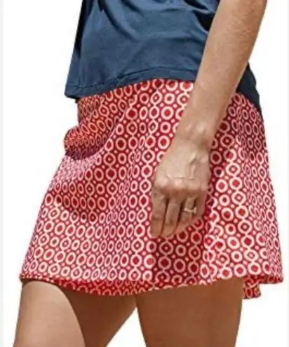 Ripskirt Hawaii Red&White Circle Print Mini Skirt Sz.S Red