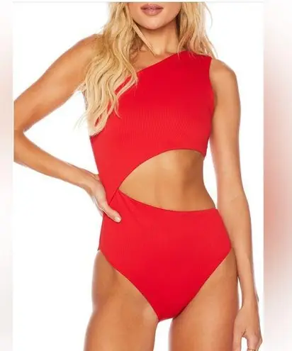 Beach Riot Celine Cutout One-Shoulder One -Piece Swimsuit, Small, $148
