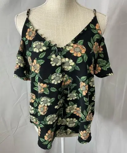 Sweet Wanderer cold shoulder top