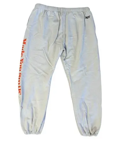 MAYFAIR Made You Smile Thank You Come Again Serving Smiles Lounge Sweatpants XXL Gray Size 2X