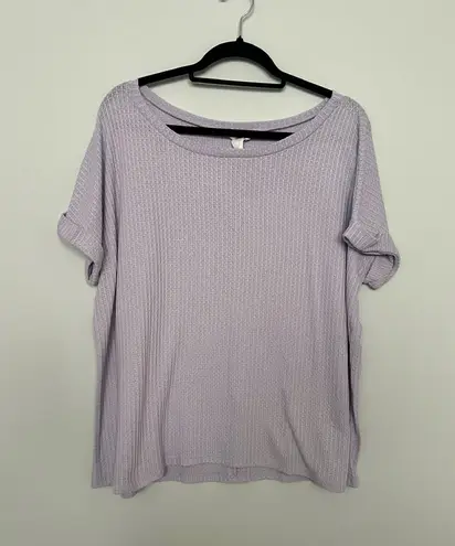 BiBi Lavender Lilac Light Purple Oversized Top