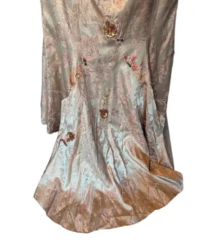 Terani Couture Terani Women’s Gown Champagne Gold Strapless Beaded Sweetheart Neckline size 18