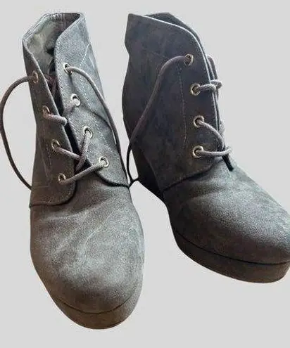 Just Fab Women's Wedge Heel Lace