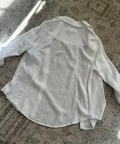 Thread and Supply White Button Down Shirt