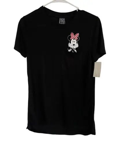 Modern Lux women's size small mini mouse black short sleeve crewneck t-shirt