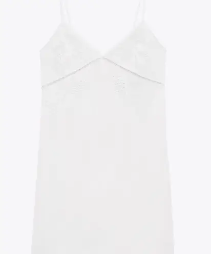 ZARA NWT  EMBROIDERED MINI DRESS