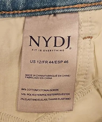 NYDJ ๐๐ Relaxed Piper Crop Jeans ~ Clift Blue 12 NWT