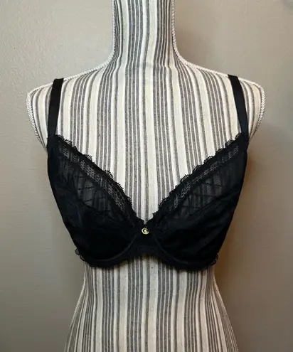 Chantelle Vintage women’s Elegant Black Lace Bra 36 DD