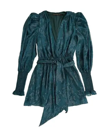 House of Harlow 1960 x REVOLVE Sumner Mini Dress in Deep Teal Green Size XS