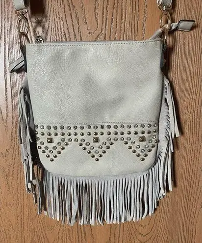 Leather Studded Cross