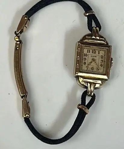 Vintage Ladies Elgin Watch 10k Gold filled