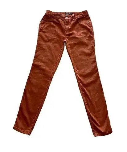 prAna Rust Skinny Mid-Rise Janessa Pants Cotton Skinny Jeans SZ 4/ 27 #1292