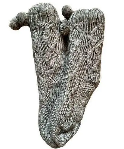 Muklucks MUK LUKS Gray Slipper Socks (Size 7-8)