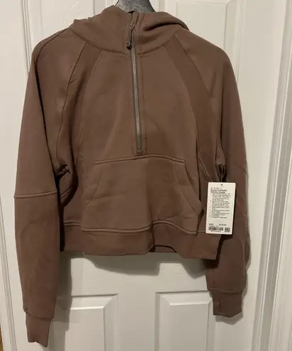 Lululemon Scuba Hoodie Jacket Half Zip ColourTaupetastic