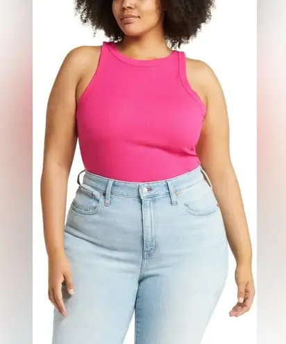 Treasure & Bond Women's Pink Rib Cami Tank Top Size Small