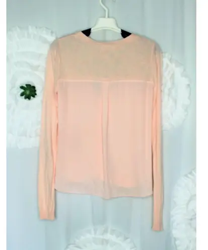 Matilda Jane Made Me Blush Cardigan Size Small Light Peachy Pink Hello Lovely