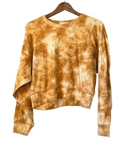 Double Zero  Tie Dye Crewneck Sweatshirt Long Sleeve Casual Pullover Top - Image 1